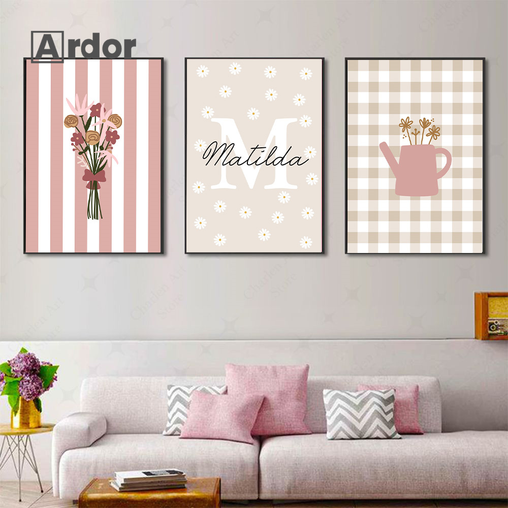 Personalized Name Wildflower N – обзор и цена Baby Nursery Vase