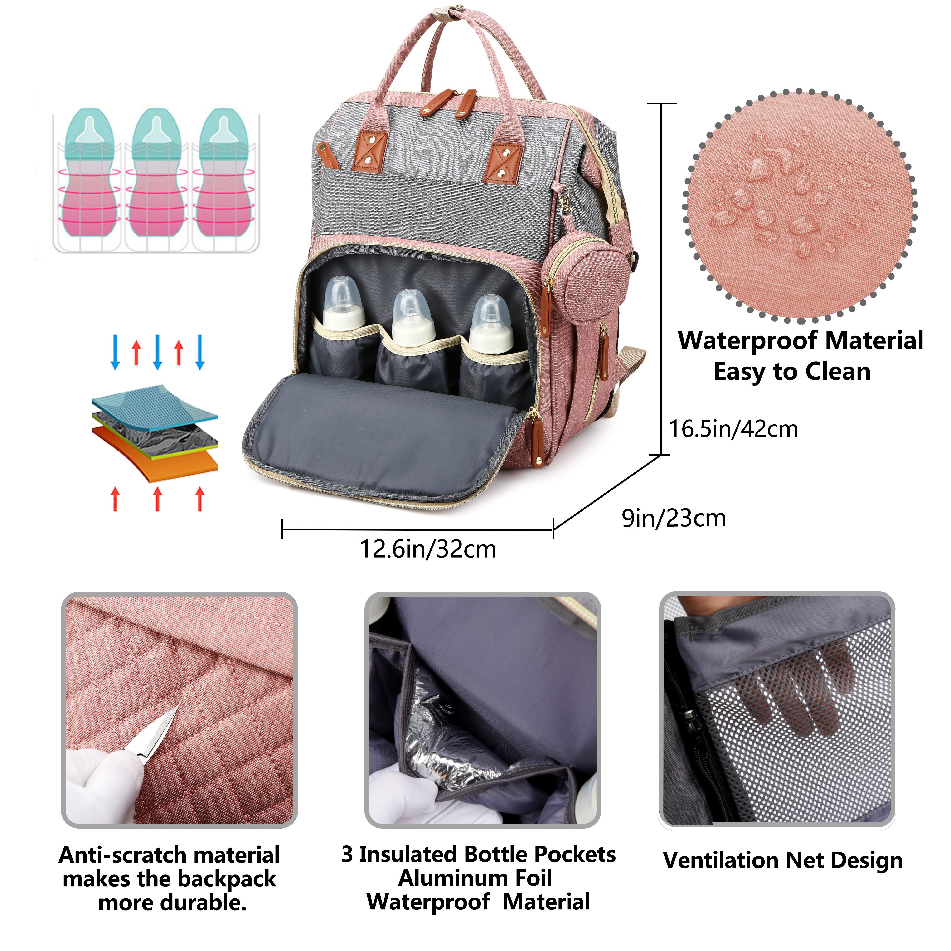 Baby Diaper Bag Backpack, Baby – обзор и цена Baby Nursery Backpack