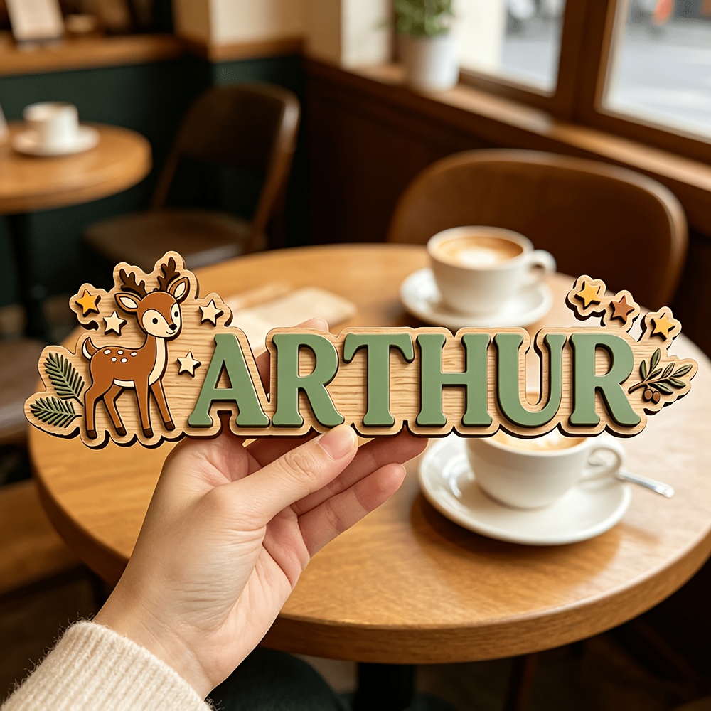 Custom Deer & Star Wooden Name – обзор и цена Baby Nursery Usa