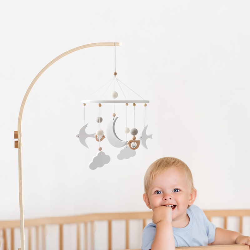 Baby Wooden Bed Bell Bracket M – обзор и цена Crib Mobile Musical