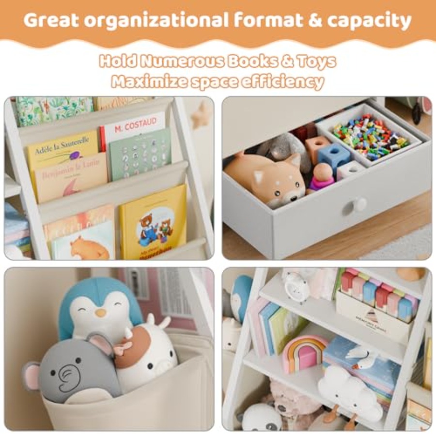 Bookshelf and Toy Storage - Bo – обзор и цена Baby Nursery Shelves