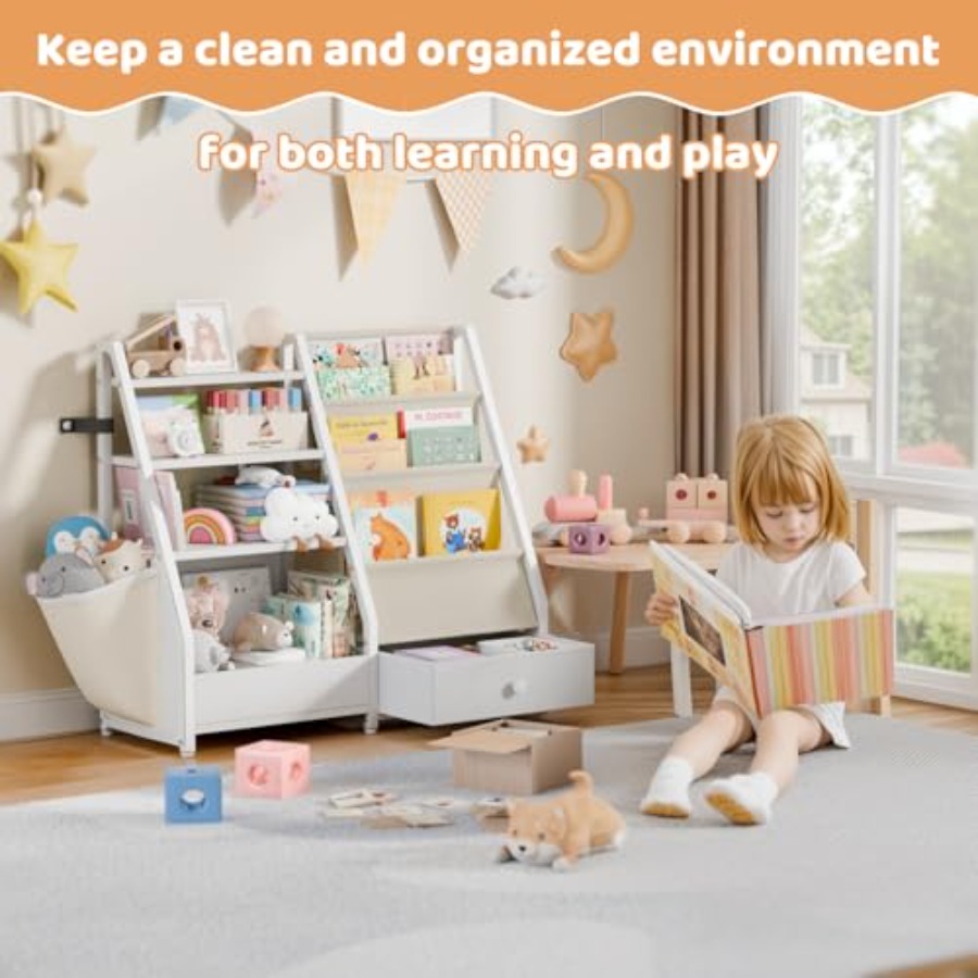 Bookshelf and Toy Storage - Bo – обзор и цена Baby Nursery Shelves