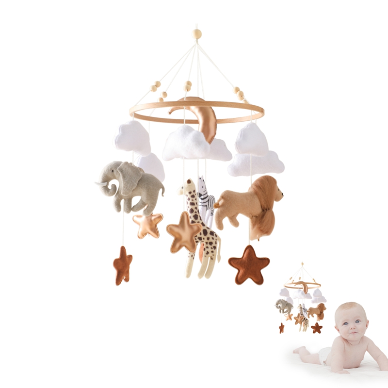 Crib Mobile Bed Bell Wooden Ba – обзор и цена Crib Mobile Musical
