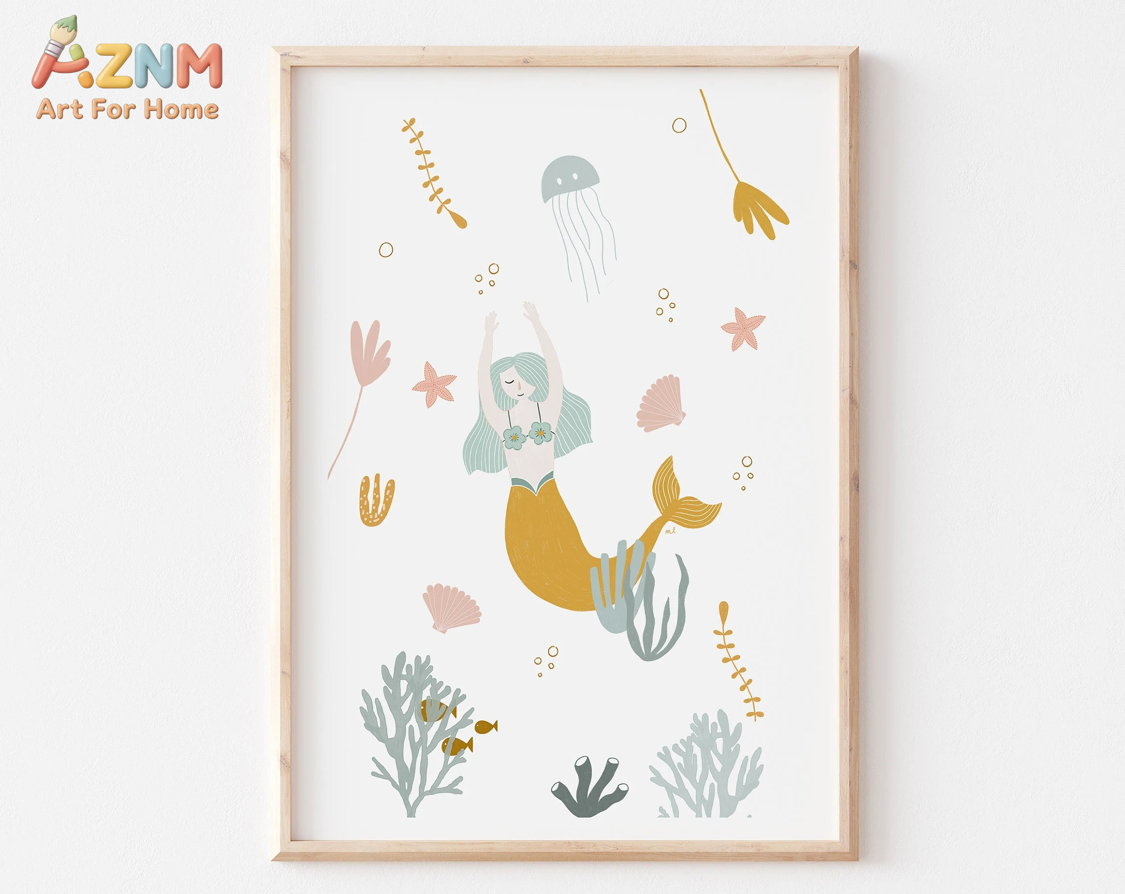 Boho Ocean Themed Pink Sea She – обзор и цена Baby Nursery Themes Girl