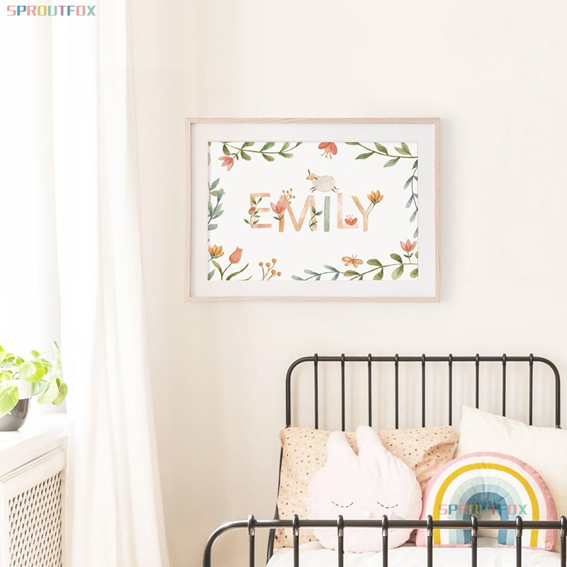 Nursery Canvas Painting Name C – обзор и цена Baby Nursery Elephant