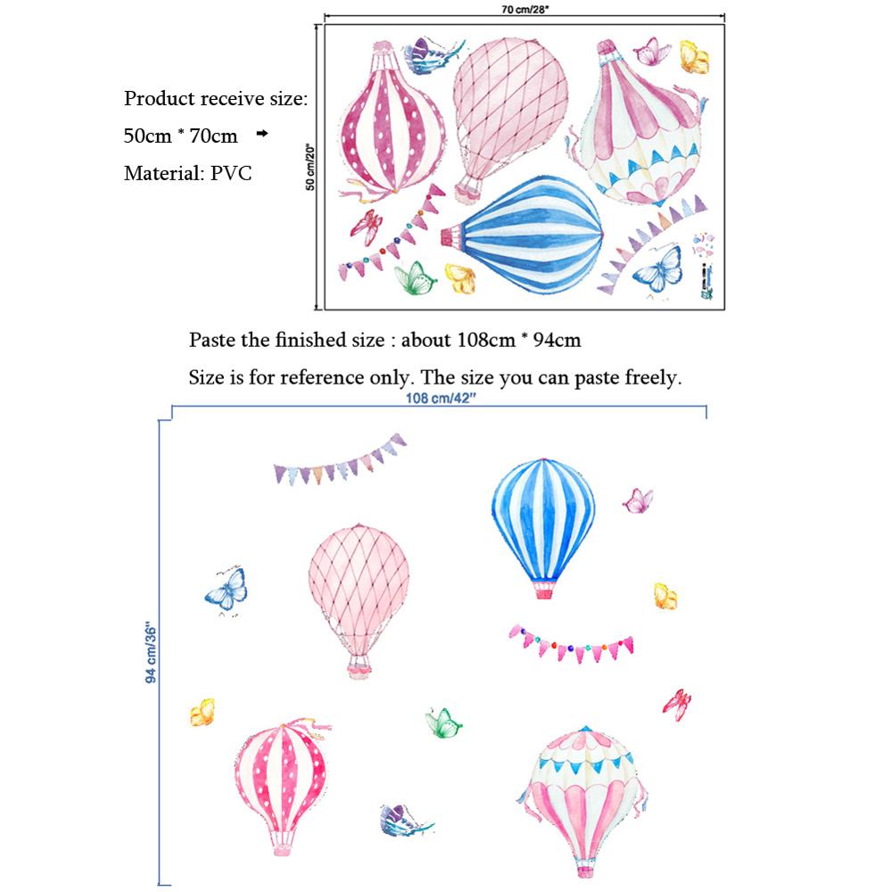 Cartoon Hot Air Balloon Wall S – обзор и цена Baby Nursery Mural Wallpaper