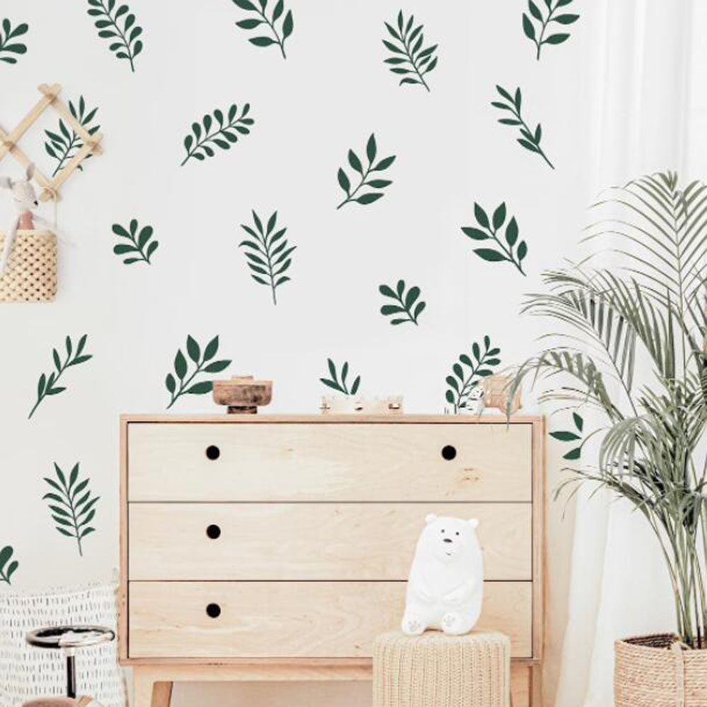 41Pcs Botanical Leaf Wall Stic – обзор и цена Baby Nursery Tree