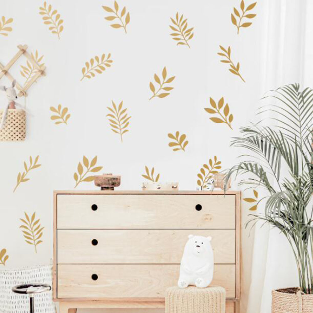 41Pcs Botanical Leaf Wall Stic – обзор и цена Baby Nursery Tree