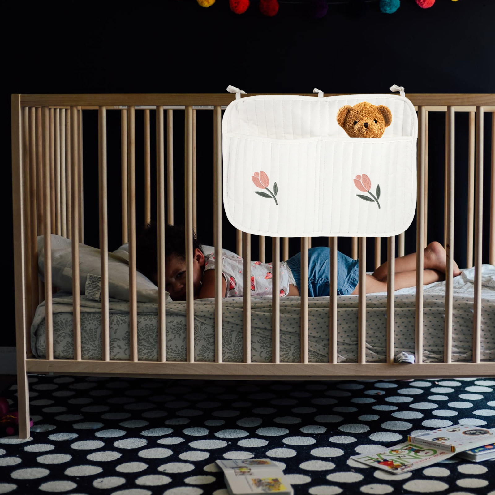 Crib Hanging Diaper Organizer  – обзор и цена Baby Nursery Bags