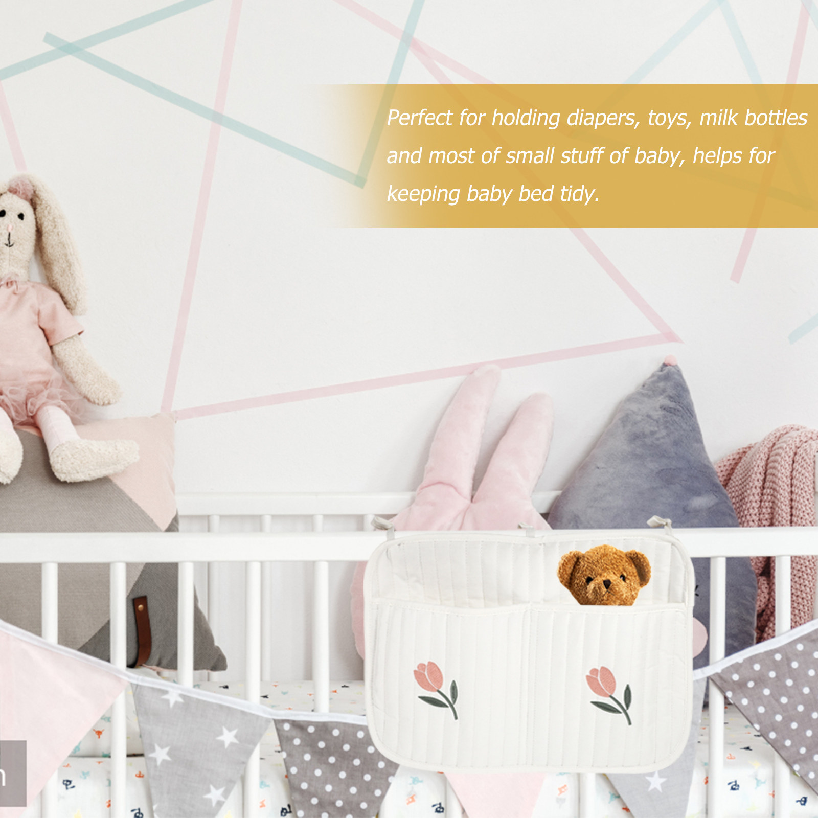 Crib Hanging Diaper Organizer  – обзор и цена Baby Nursery Bags