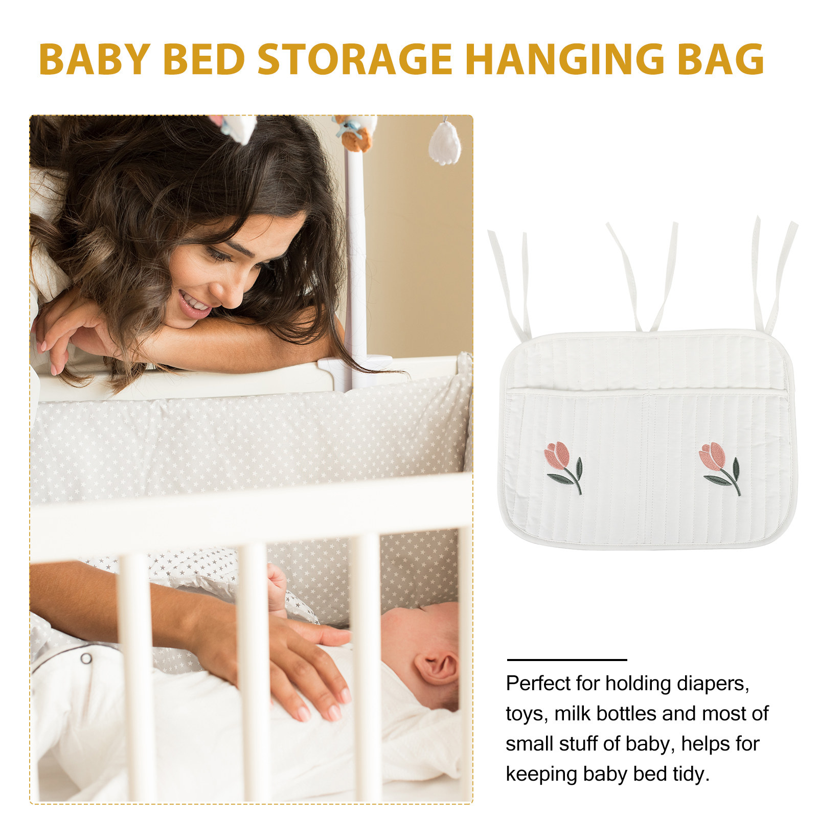 Crib Hanging Diaper Organizer  – обзор и цена Baby Nursery Bags
