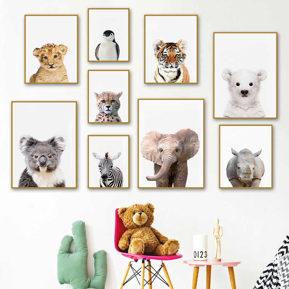 Baby Safari Animal Nursery Wal – обзор и цена Baby Nursery Zoo Animals