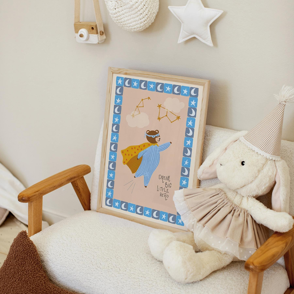 Space Nursery Print Wall Art H – обзор и цена Baby Nursery Elephant