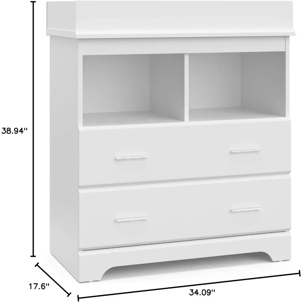 2 Drawer Changing Table Dresse – обзор и цена Changing Table Topper