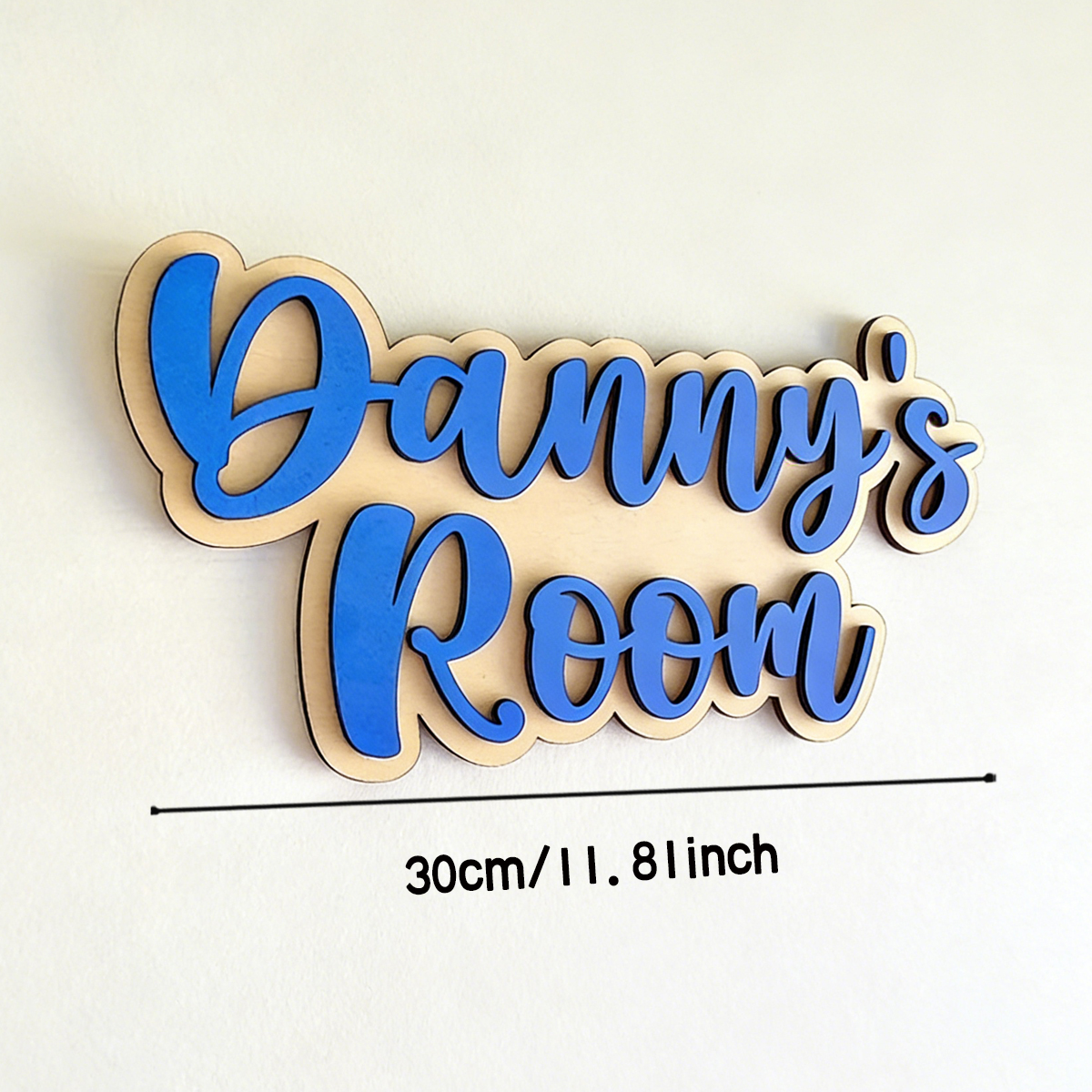 1Pc Cutom Blue Wooden Acrylic  – обзор и цена Baby Nursery Usa