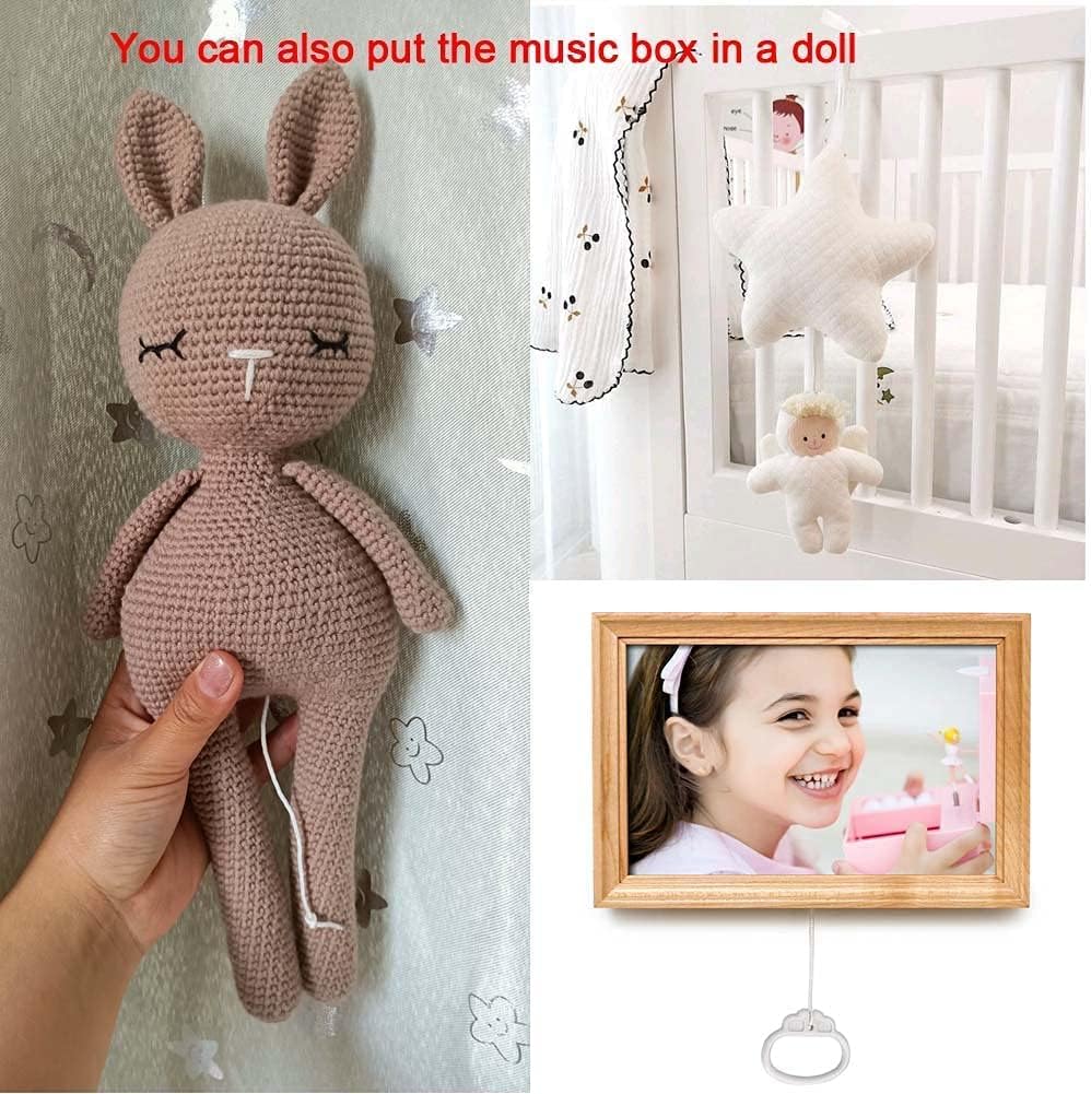 Washable Music Box Pull String – обзор и цена Crib Mobile Musical