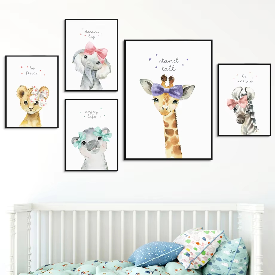 Lion Zebra Giraffe Elephant Hi – обзор и цена Baby Nursery Elephant