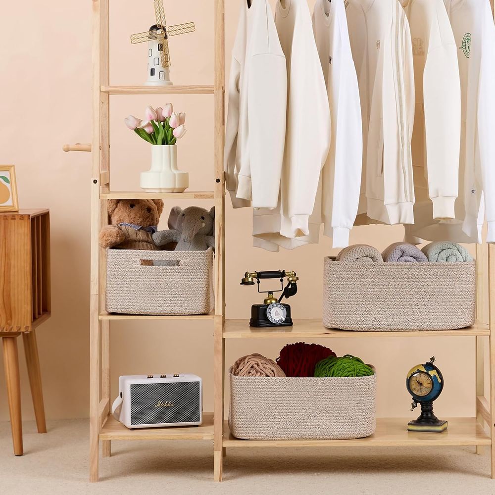 Large Storage Baskets for Orga – обзор и цена Baby Nursery Shelves