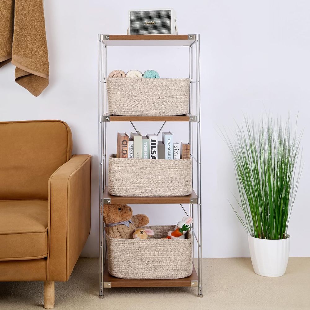 Large Storage Baskets for Orga – обзор и цена Baby Nursery Shelves