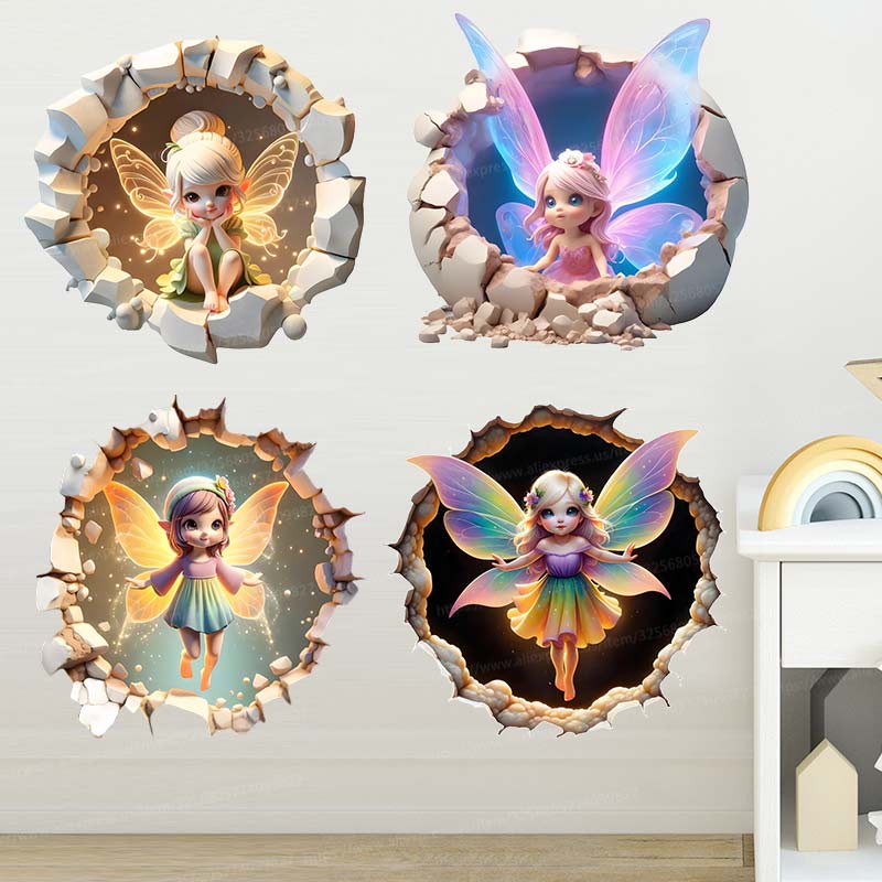 Fairy Butterfly Wall Sticker B – обзор и цена Baby Nursery Mural Wallpaper