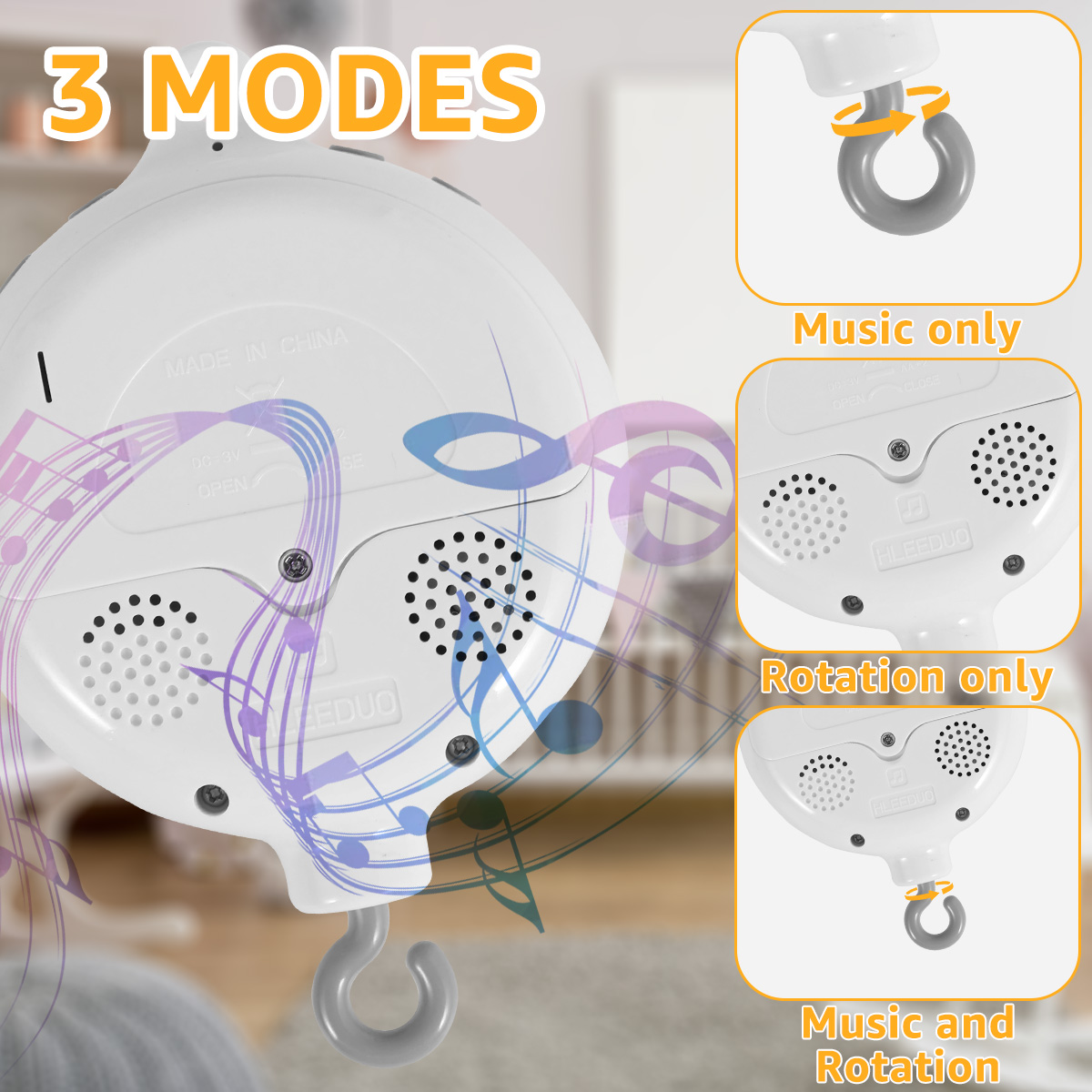 Baby Mobile Music Box Crib Mob – обзор и цена Crib Mobile Musical