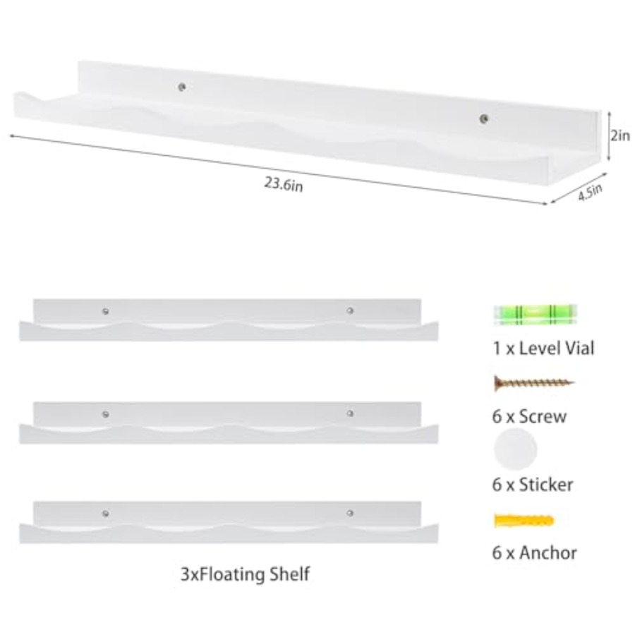 Floating Bookshelf for Floatin – обзор и цена Baby Nursery Shelves