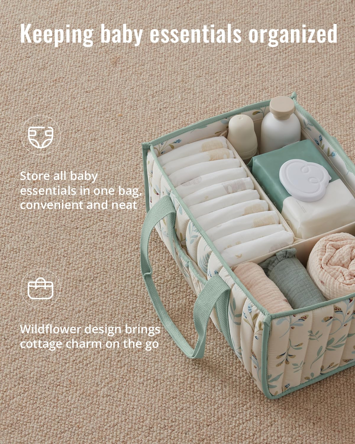 Diaper Caddy Organizer, Stylis – обзор и цена Baby Nursery Bags
