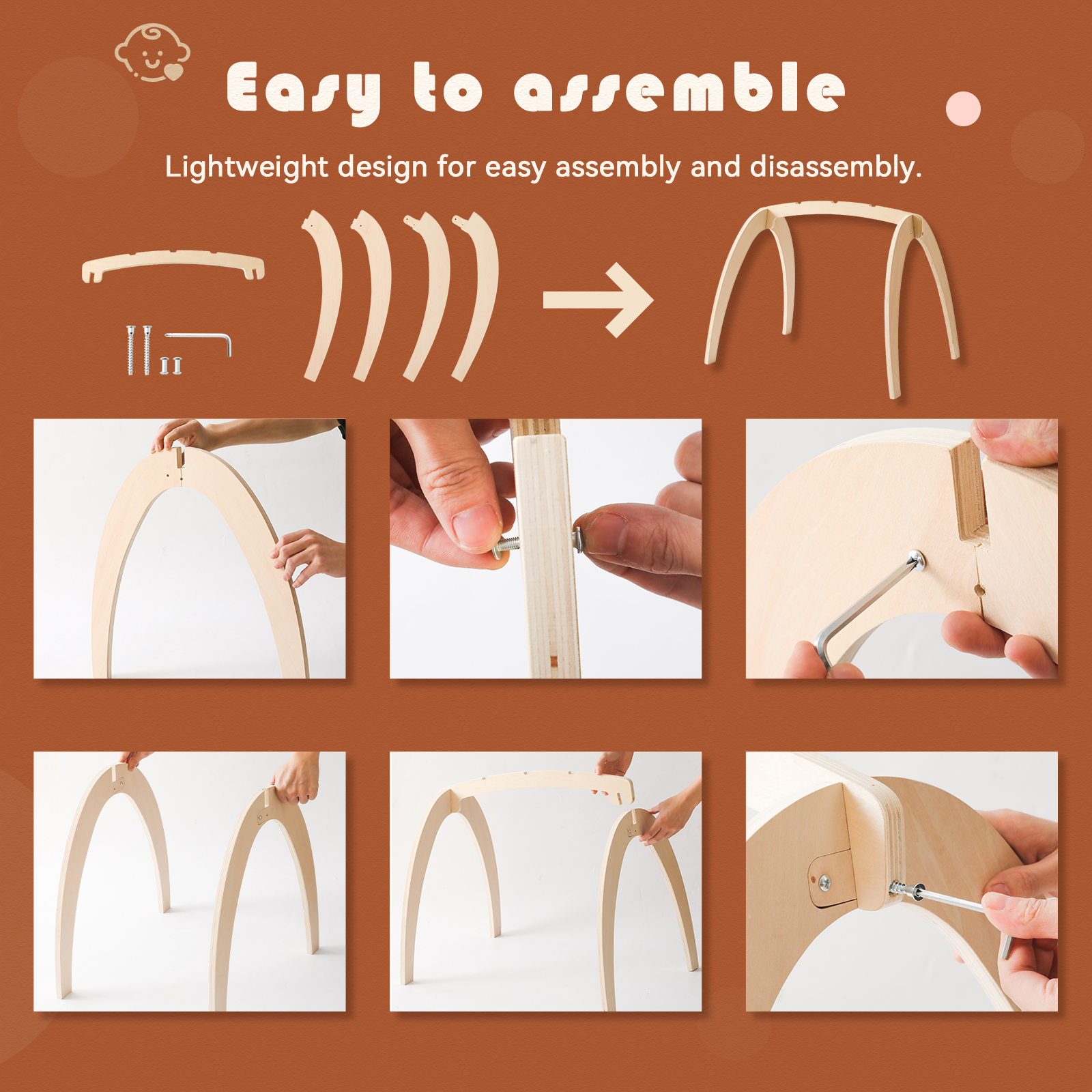 Baby Wooden Toys Play Gym Ordi – обзор и цена Baby Nursery Nurse