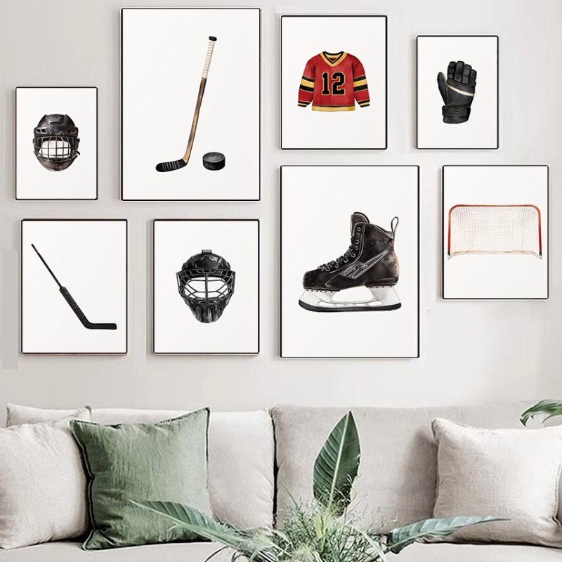 Ice Hockey Nursery Wall Art Mi – обзор и цена Baby Nursery Themes Boy