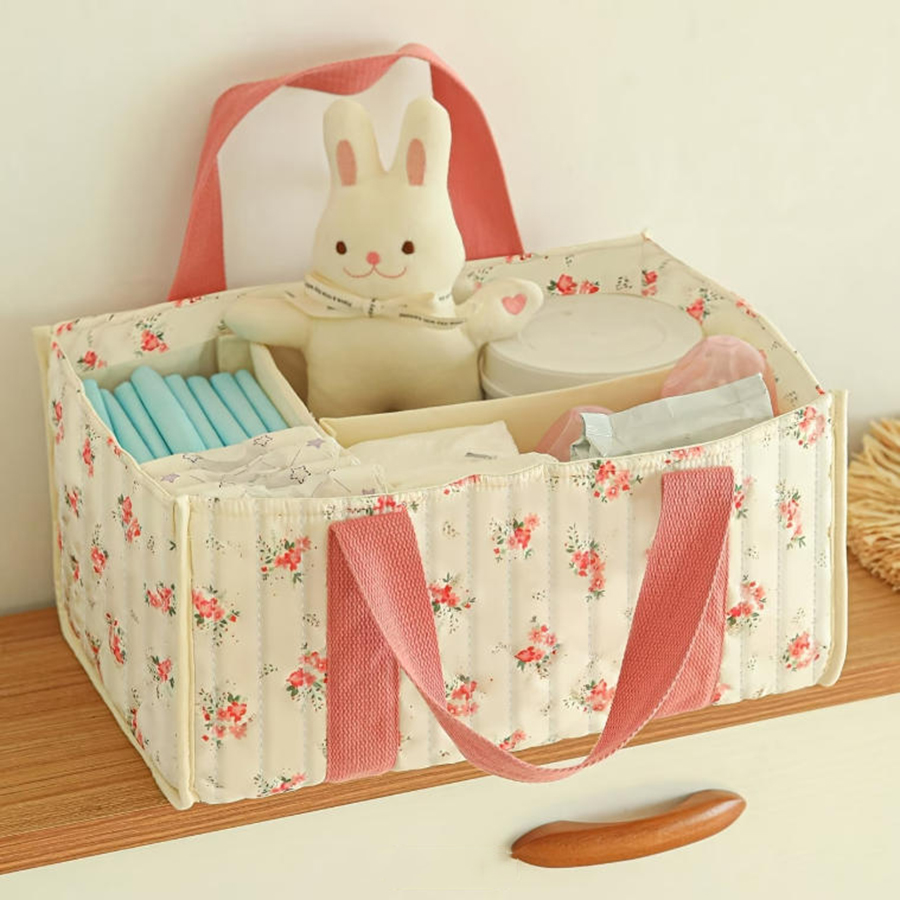 Floral Diaper Caddy Organizer, – обзор и цена Baby Nursery Bags