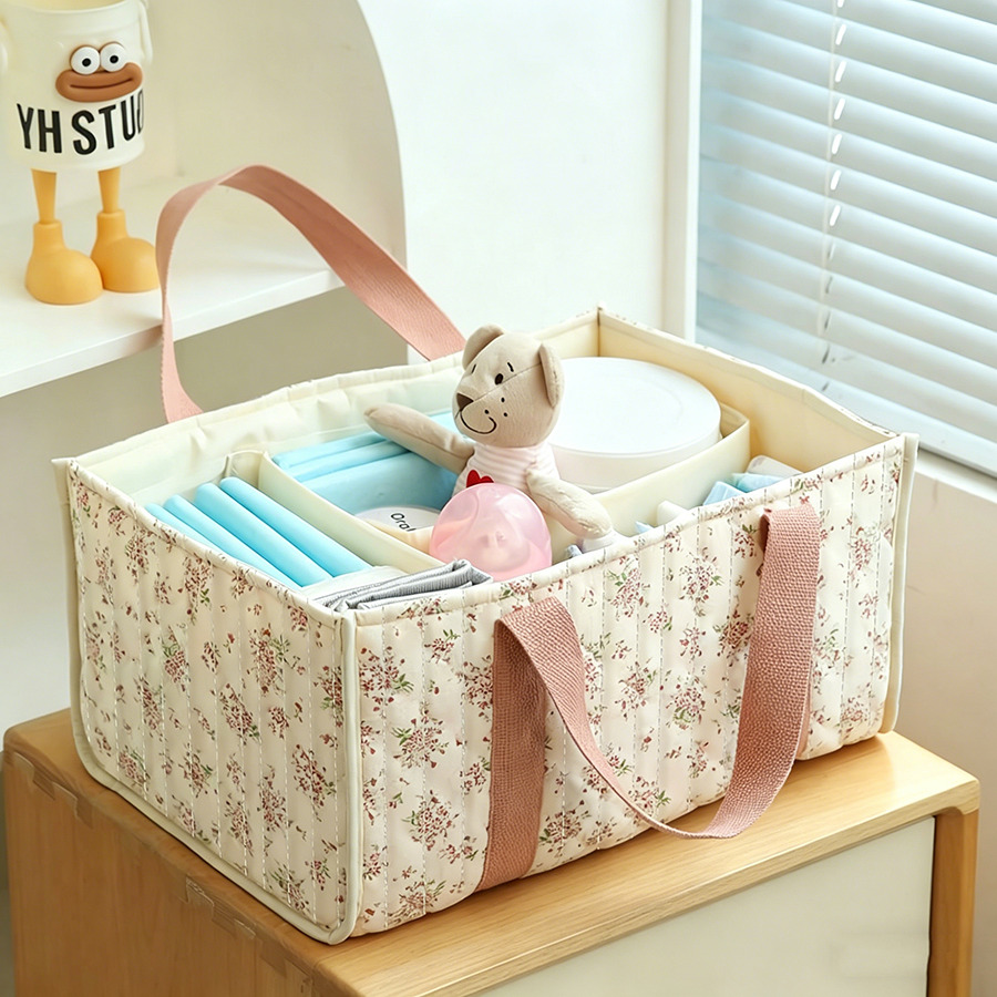 Floral Diaper Caddy Organizer, – обзор и цена Baby Nursery Bags