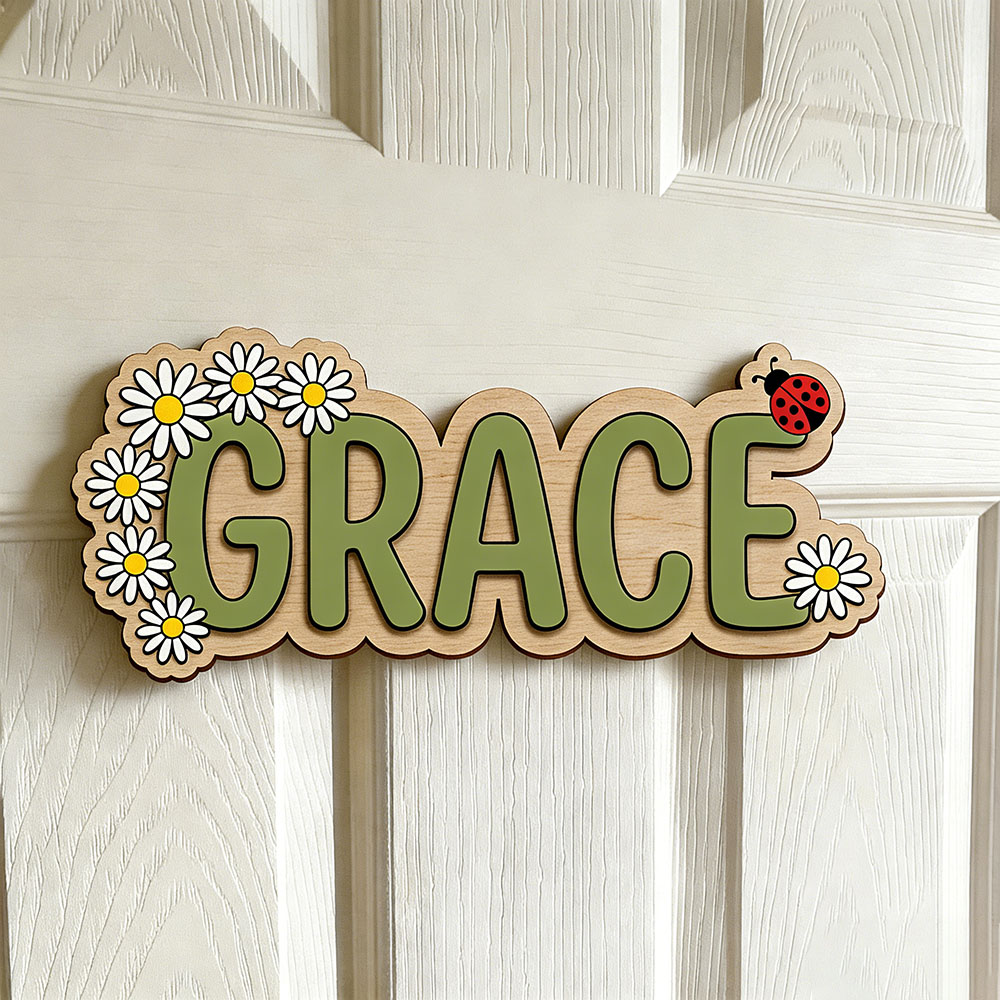 Personalized Cute Daisy Ladybu – обзор и цена Baby Nursery Themes Girl