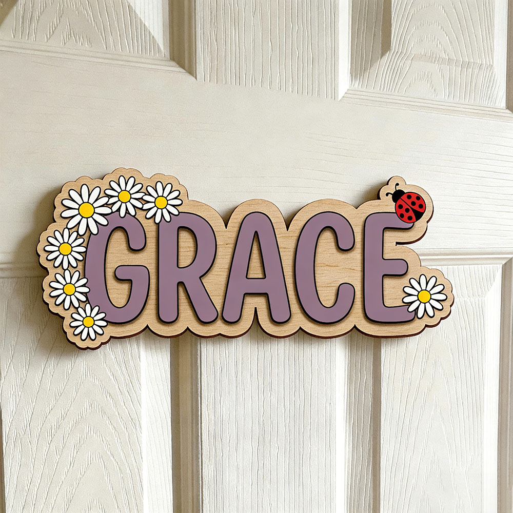 Personalized Cute Daisy Ladybu – обзор и цена Baby Nursery Themes Girl