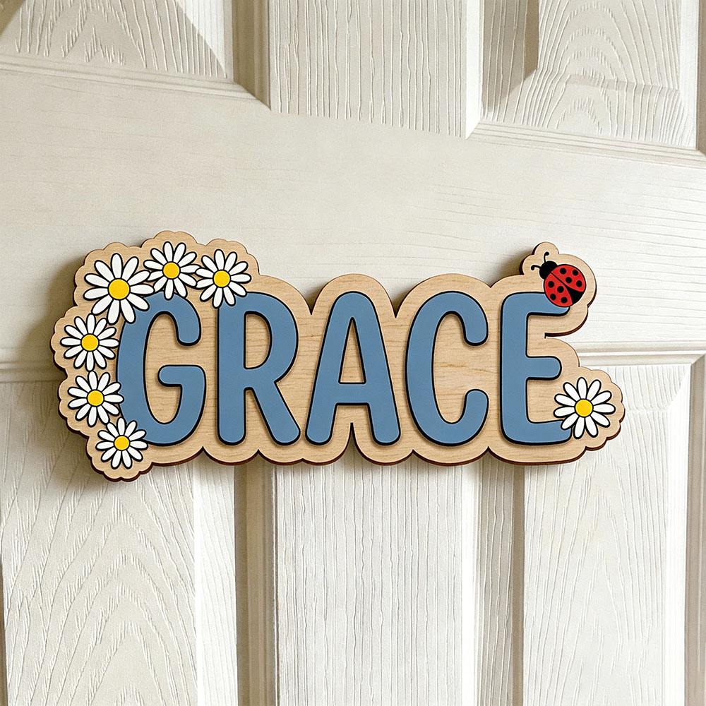 Personalized Cute Daisy Ladybu – обзор и цена Baby Nursery Themes Girl