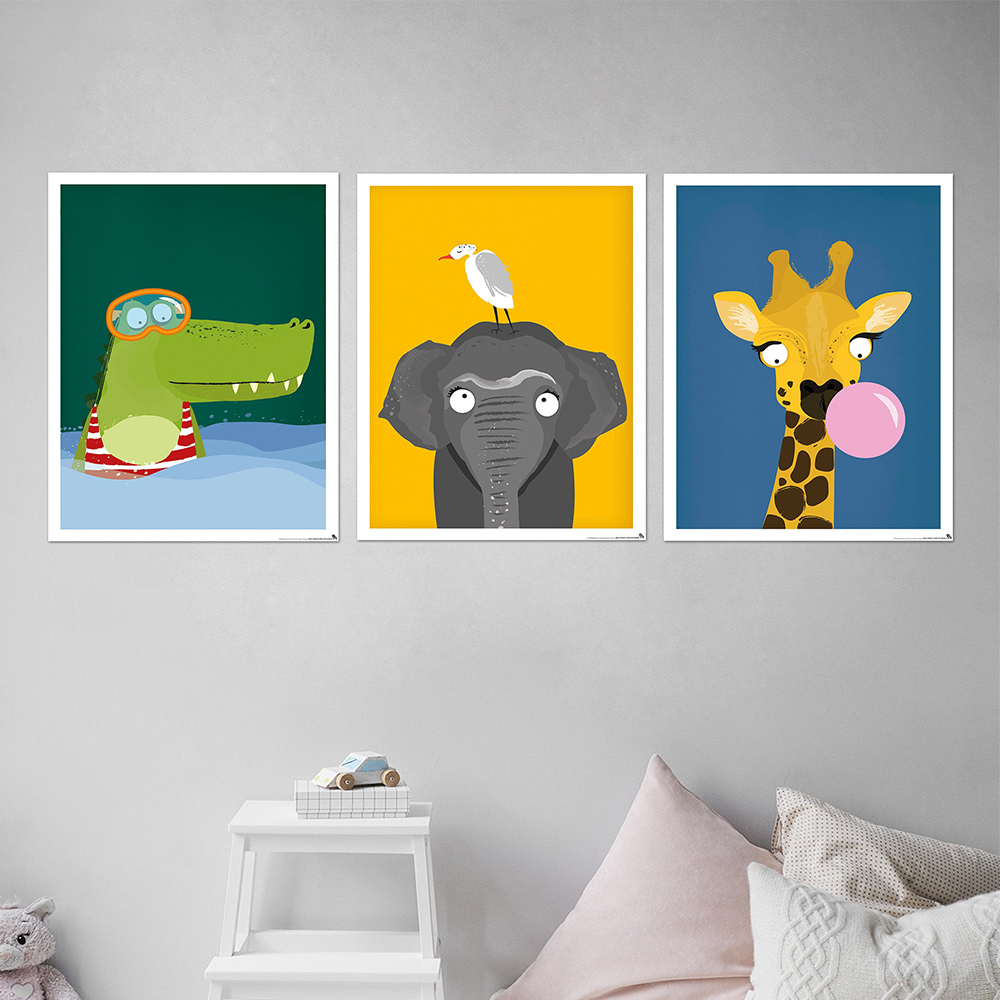 Nursery Poster Africa Animal C – обзор и цена Baby Nursery Elephant