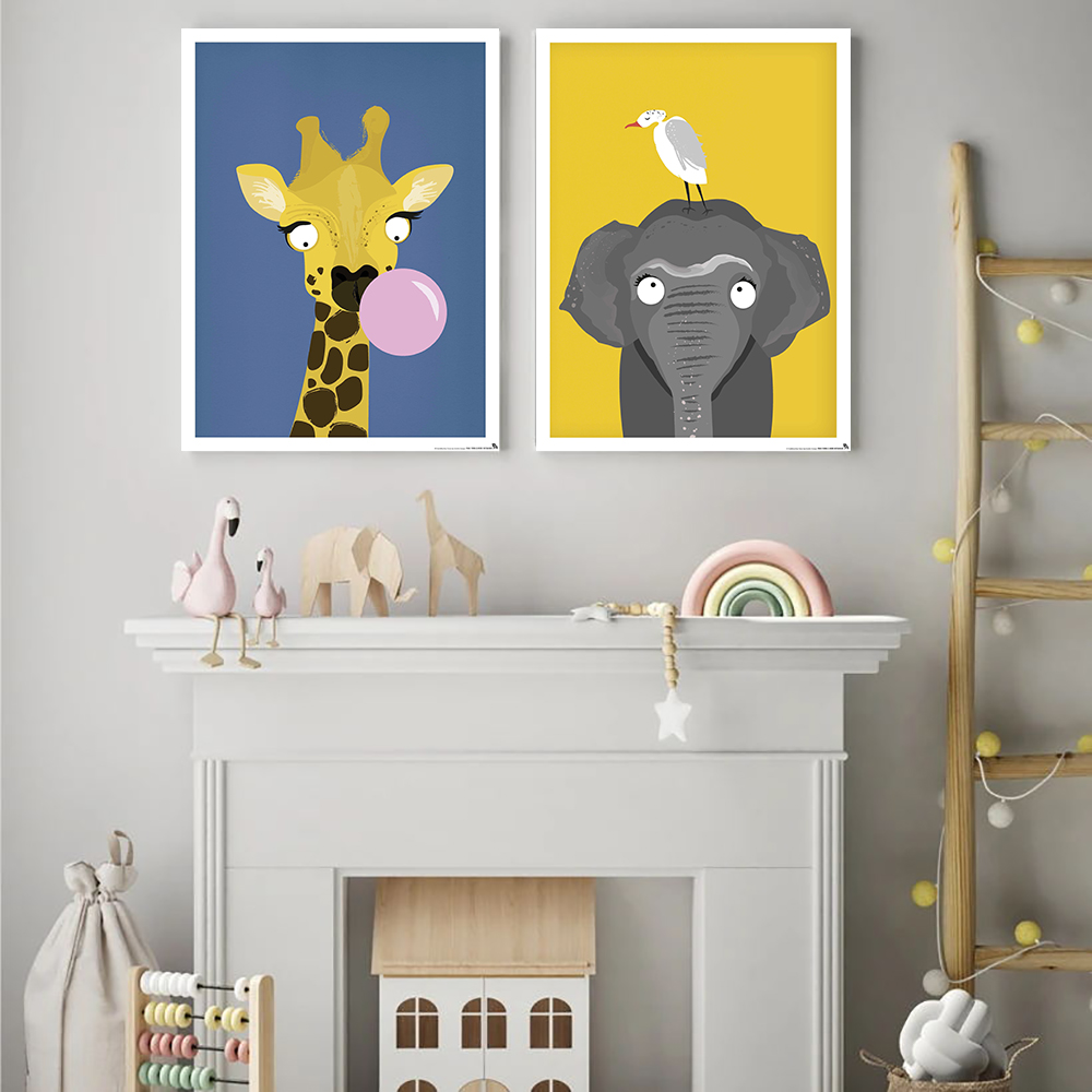 Nursery Poster Africa Animal C – обзор и цена Baby Nursery Elephant