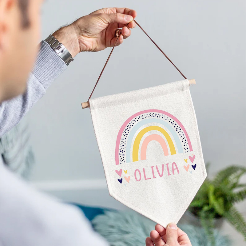 Personalised Name Banner Rainb – обзор и цена Baby Nursery Themes Girl
