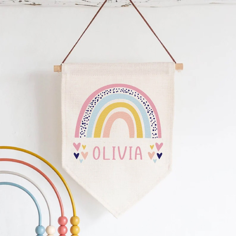 Personalised Name Banner Rainb – обзор и цена Baby Nursery Themes Girl