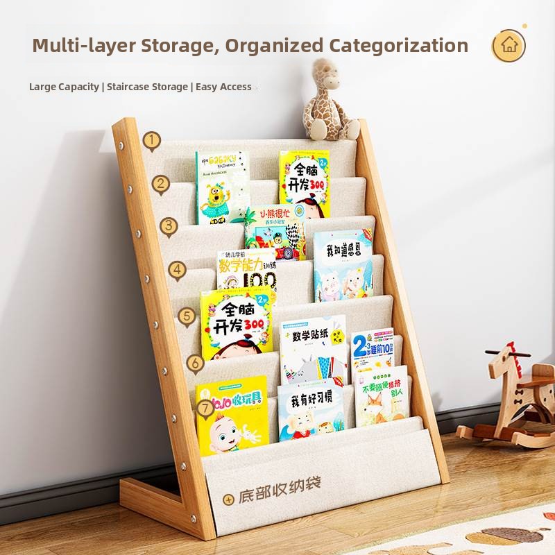  Wood Children's Bookshelf Flo – обзор и цена Baby Nursery Shelves