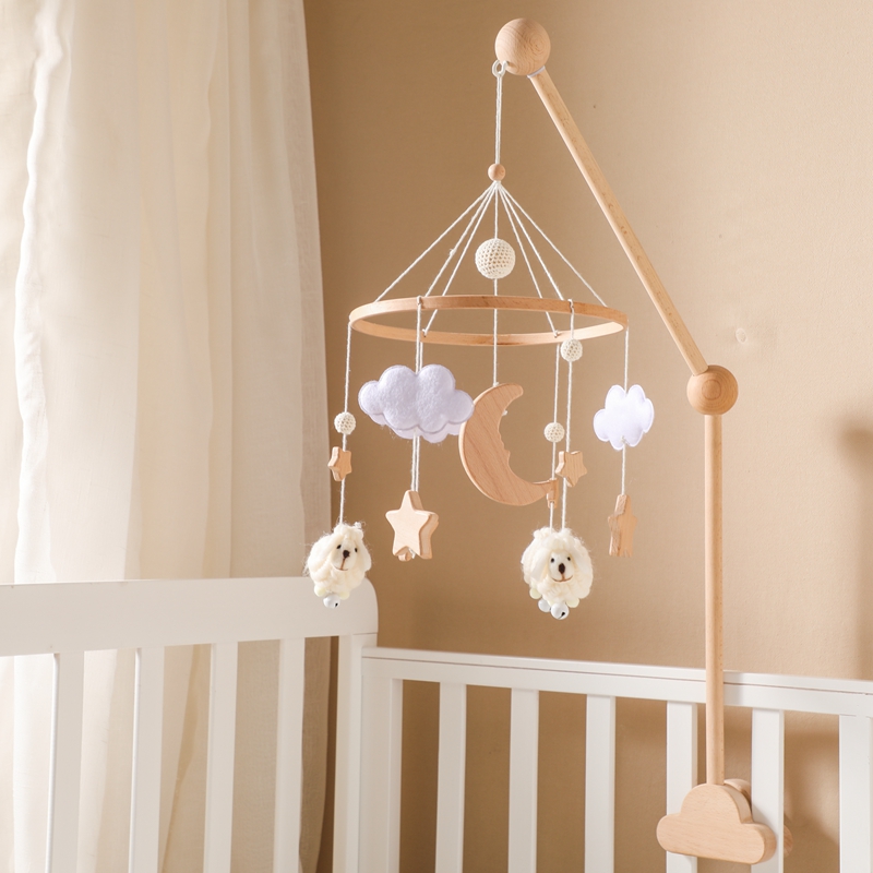 Wooden Baby Rattle Mobile 0-12 – обзор и цена Crib Mobile Musical