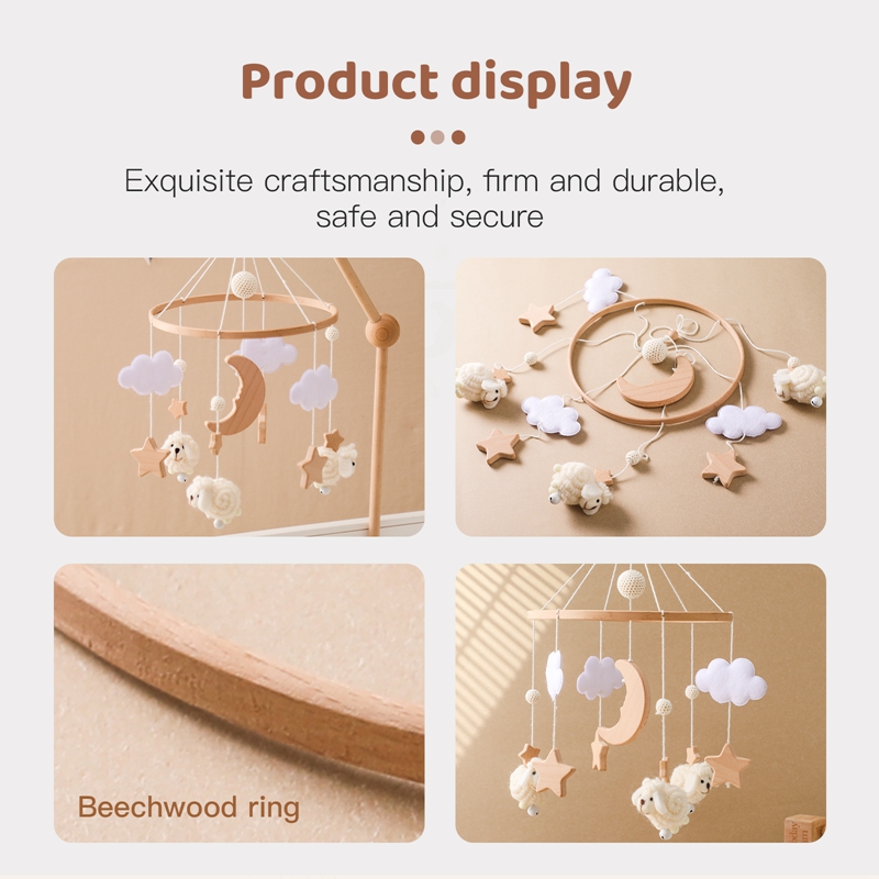 Wooden Baby Rattle Mobile 0-12 – обзор и цена Crib Mobile Musical