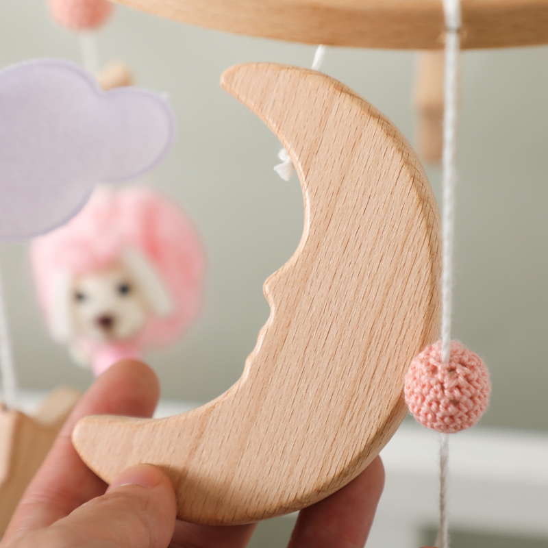 Wooden Baby Rattle Mobile 0-12 – обзор и цена Crib Mobile Musical