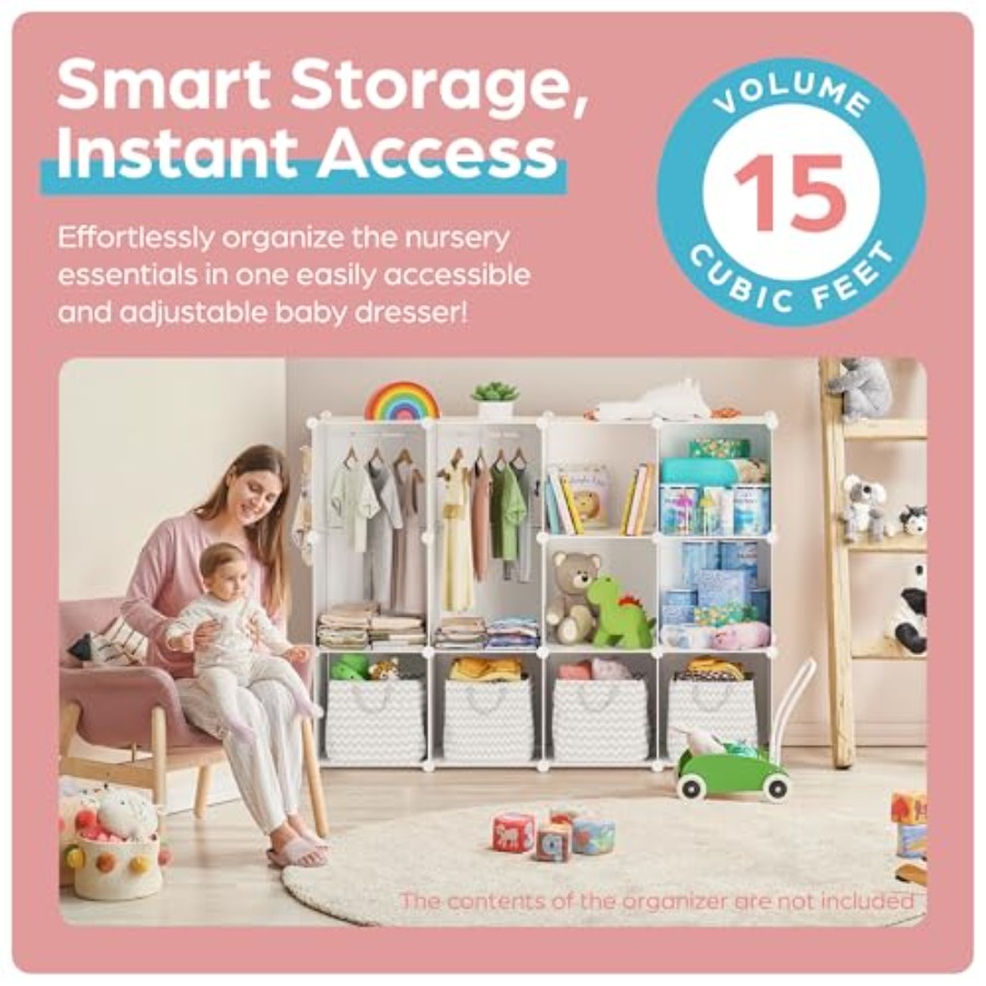 Baby Closet Organizer for Nurs – обзор и цена Baby Nursery Shelves